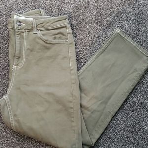 NWOT,  Top Shop, high waist, cropped jeans